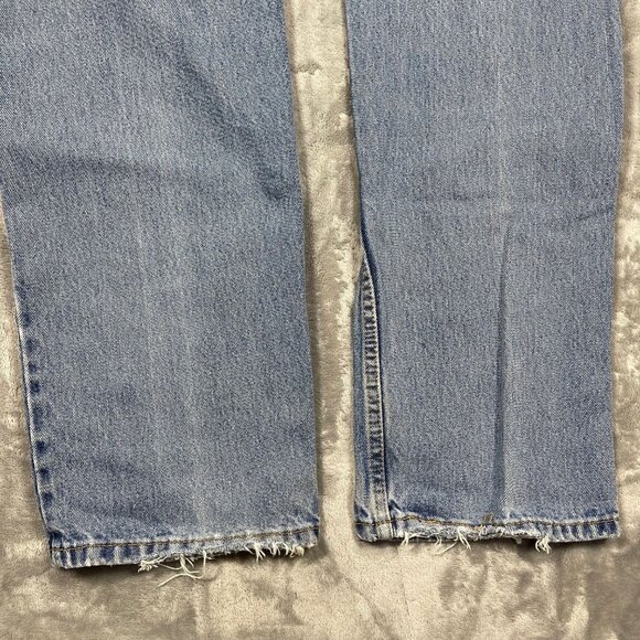 Levis 550 Straight Leg Denim Jeans Medium Wash Cotton Classic Fit Mens 34x32 - Picture 7 of 11